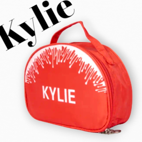 NEW!! KYLIE!!  Red Trendy Spacious Cosmetic Makeup Bag !! Make An Offer Today!! - Picture 3 of 13